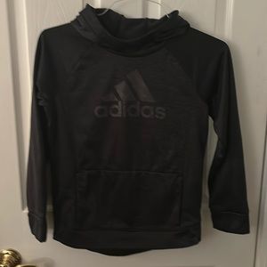 ADIDAS grey hoodie. Girls L